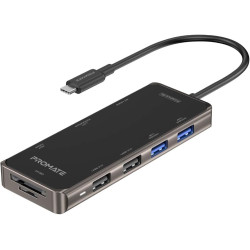 Promate PrimeHub-Go 9-In-1 USB-C Hub with 100W PD