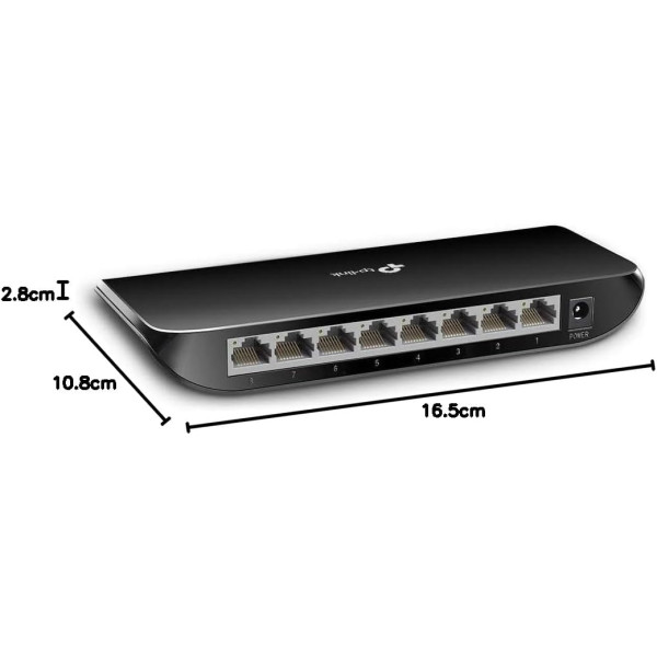 TP-Link TL-SG1008D 8-Port Gigabit Desktop Switch