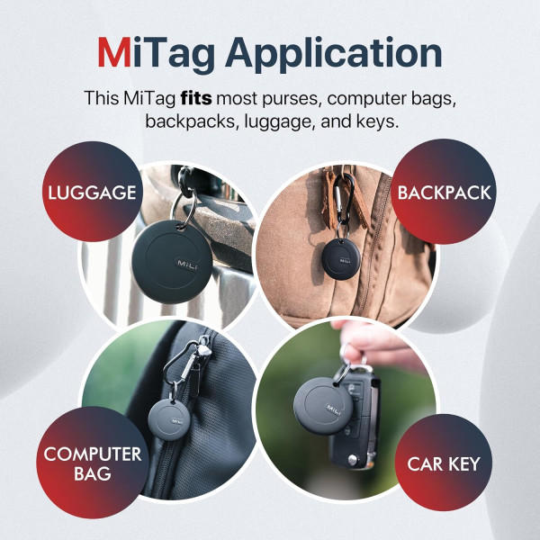 MiLi Bluetooth Tracker Tag for iOS - 1 Pack