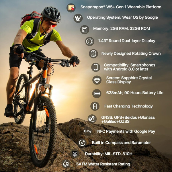 Ticwatch Pro 5 Enduro Smartwatch