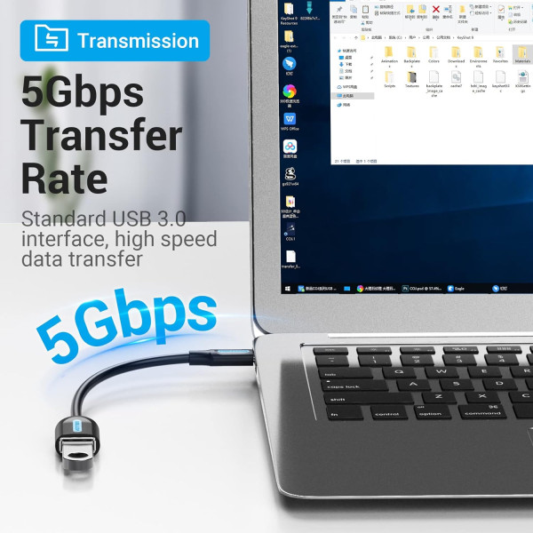 VENTION USB-C 3.1 Male to USB-A Female OTG Cable