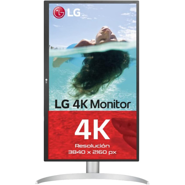 LG 27UP550N-W 27 inch 4K UHD IPS Monitor with USB-C Port