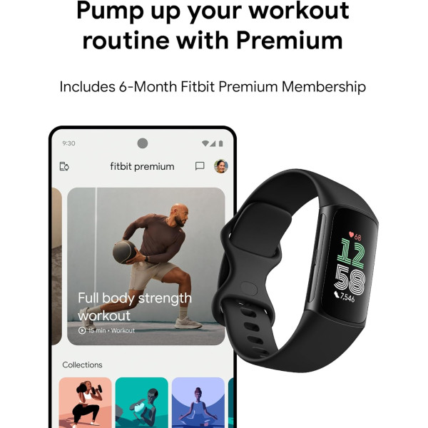 Fitbit Charge 6 Premium Fitness Tracker