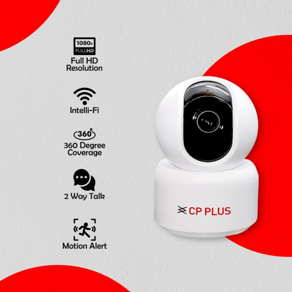 CP Plus CP-E25A Full HD Wi-Fi PT Home Security Camera 