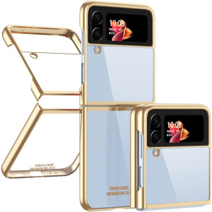 Samsung Galaxy Z Flip 4  Luxury Plating Clear Cover 