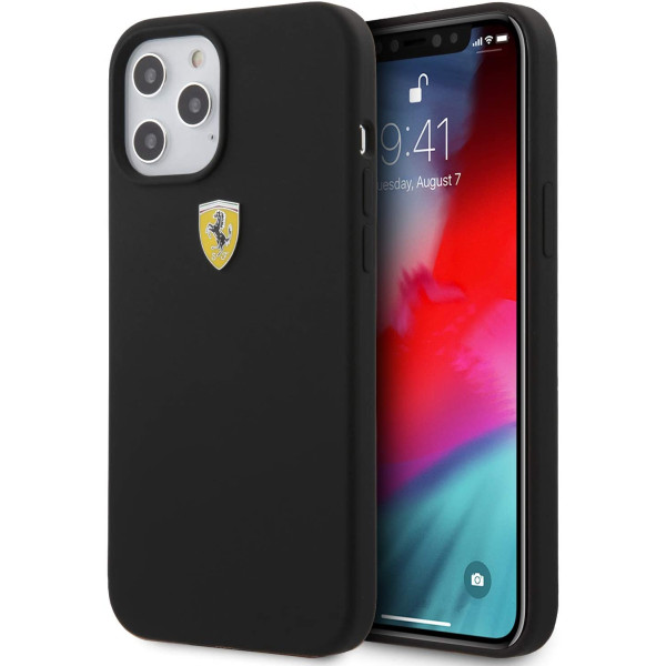 Ferrari On Track Liquid Silicone Case for iPhone 12 Pro Max 