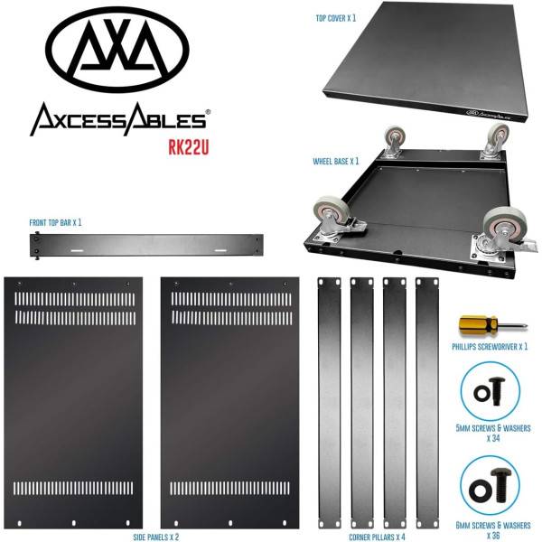 APKR 22U 600*1000 Network Rack Mount Cabinet