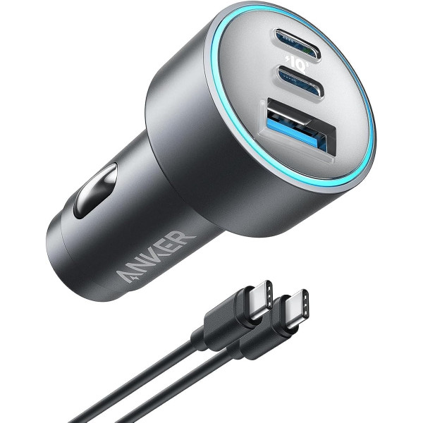 Anker 535 USB-C 3-Port Car Charger 67W