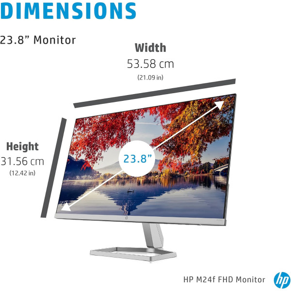 HP M24f 23.8 inch Full HD IPS Slim Monitor