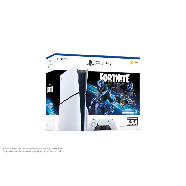 Sony PlayStation 5 Slim Console - Fortnite Cobalt Star Bundle