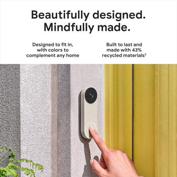 Google Nest Video Doorbell Wired - 2nd Generation