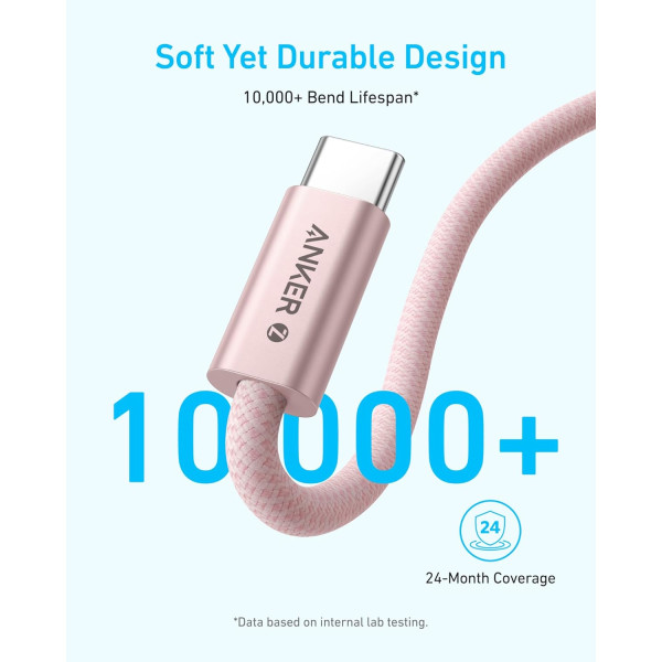 Anker Zolo USB-C to USB-C Braided Cable 240W 3.3ft