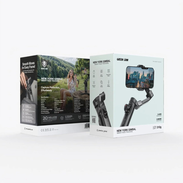 Green Lion New York Gimbal with Smart Face Tracking