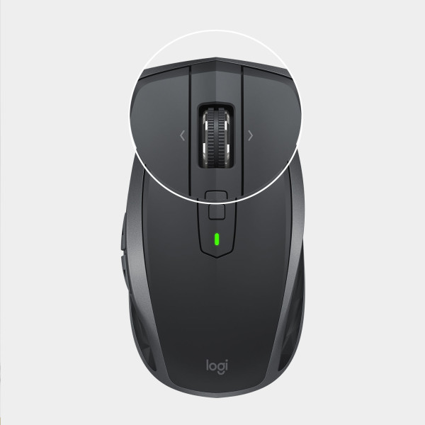 Logitech - MX Anywhere 2S Wireless Laser Mouse - Black