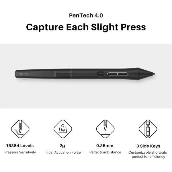 HUION Kamvas 13 (Gen 3) Pen Display Drawing Tablet 