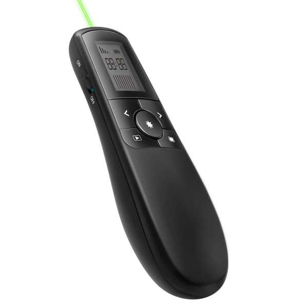 Amazon Basics Wireless Presenter Green Laser with Timer