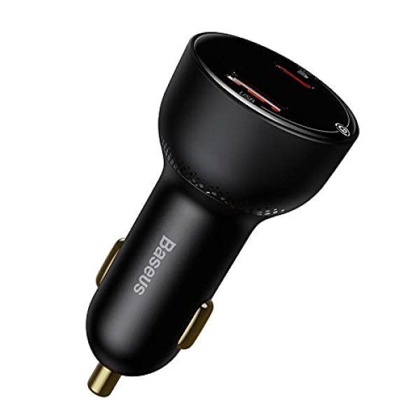 Baseus Superme Digital Display PPS Dual Quick Car Charger - 100W