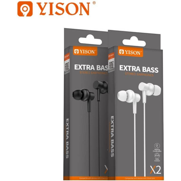 Yison X2 Stereo Earphones with Microphone 