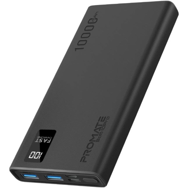 Promate Bolt-10Pro 10000mAh Compact Power Bank