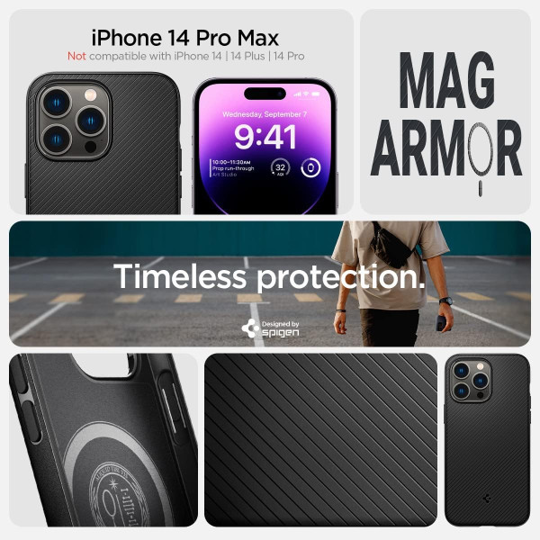 Spigen Mag Armor (MagFit) Case for iPhone 14 Pro Max