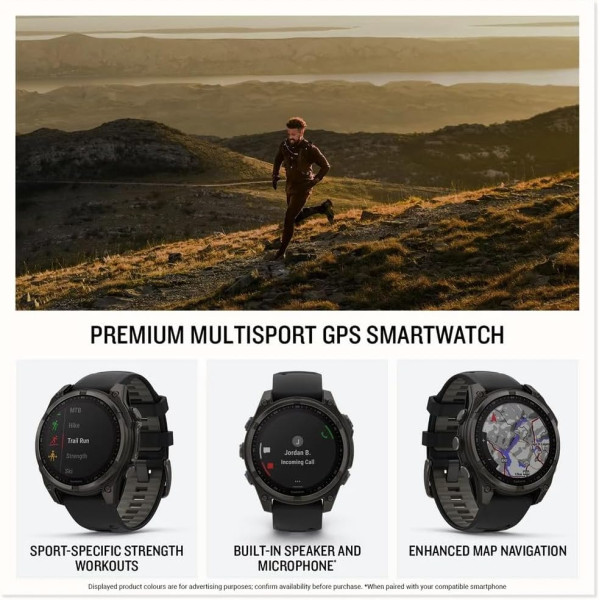 Garmin Fenix 8 Solar Sapphire GPS Smartwatch 47mm 