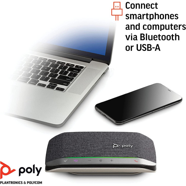 Poly Sync 20 USB-A Bluetooth Speakerphone 