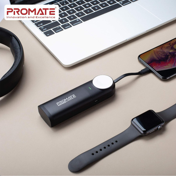 Promate Apple Watch Power Bank Charger 6700 mAh 