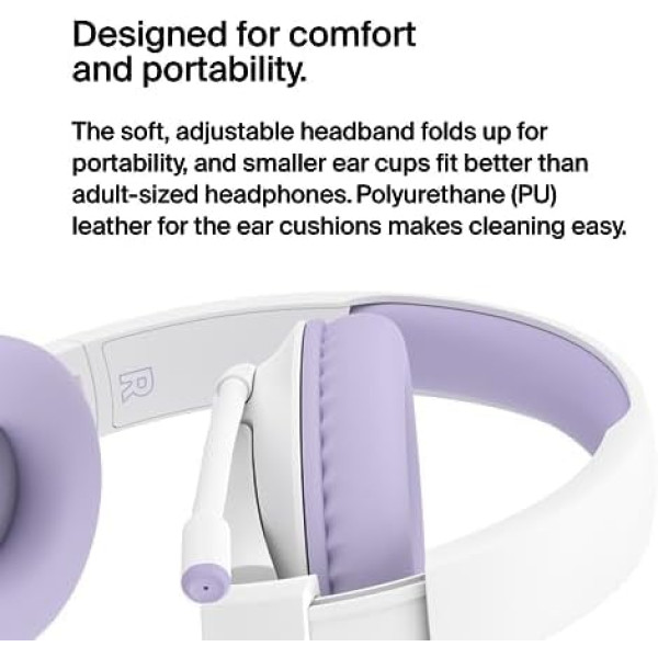 Belkin SoundForm Inspire Wireless Over-Ear Headset for Kids