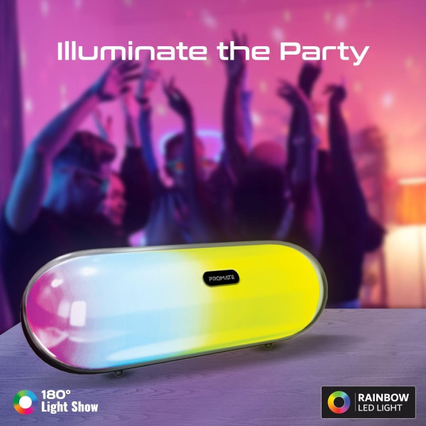 Promate LumiBar Portable Wireless Speaker 10W