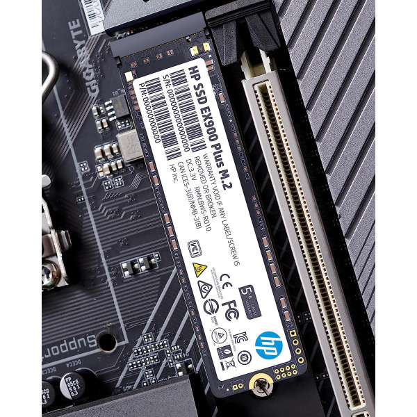 HP EX900 Plus 512GB NVMe PCIe M.2 Internal SSD