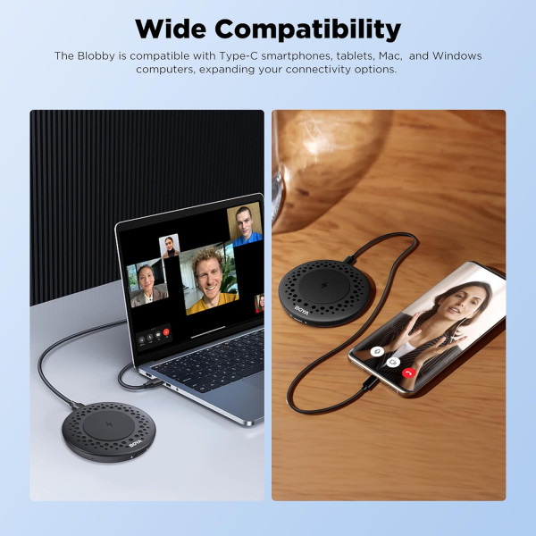 BOYA Blobby USB Conference Microphone with Wireless Charger