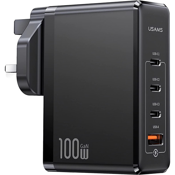 USAMS US-CC166 T51 100W 4 Ports GaN Fast Charger