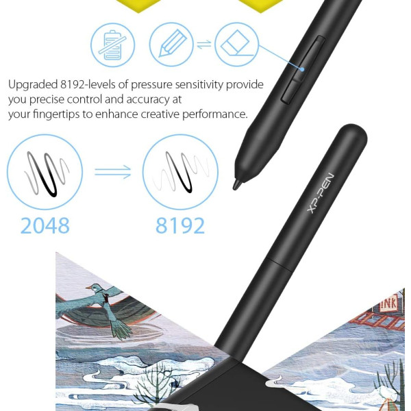 XP-PEN Star 03 V2 Graphics Drawing Tablet 12"