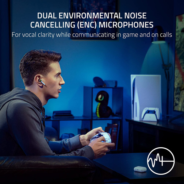 Razer Hammerhead HyperSpeed (PlayStation) Wireless Gaming Earbuds