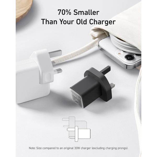 Anker 511 Charger (Nano 3, 30W) USB C GaN Charger