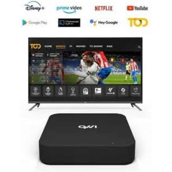 QVWi Leap-S3 4K Google Streaming Box 