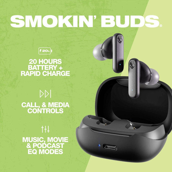 Skullcandy Smokin Bud In-Ear Wireless Earbuds