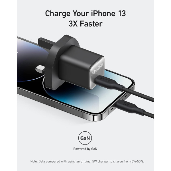 Anker 511 Charger (Nano 3, 30W) USB C GaN Charger