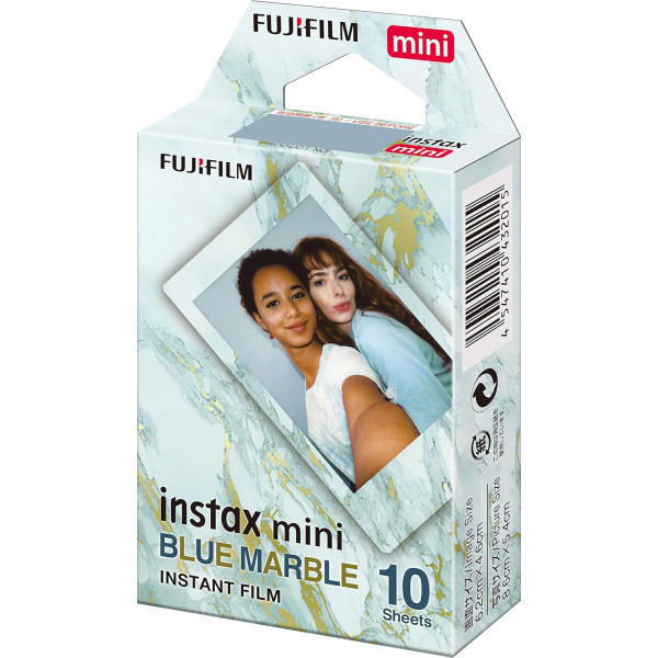 Fujifilm Instax Mini Blue Marble Instant Film - 10 Pack