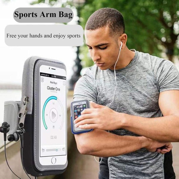 Running Armband Phone Holder with Touchscreen Support