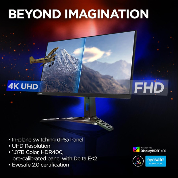 Lenovo Legion Y32p-30 31.5" 4K HDR 144 Hz Gaming Monitor