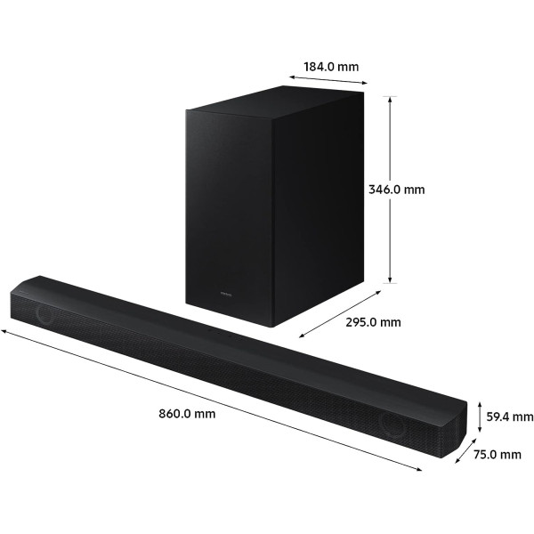 Samsung HW-B550 410W 2.1-Channel Soundbar System