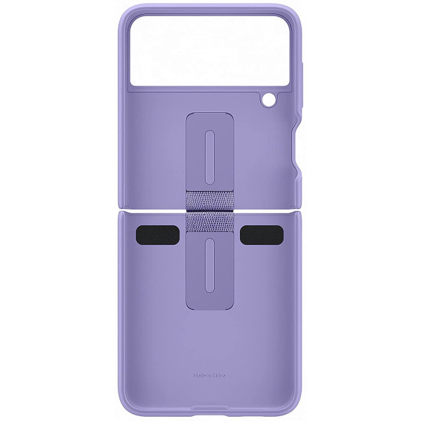 Samsung Silicone cover with ring for Galaxy Z Flip3 5G