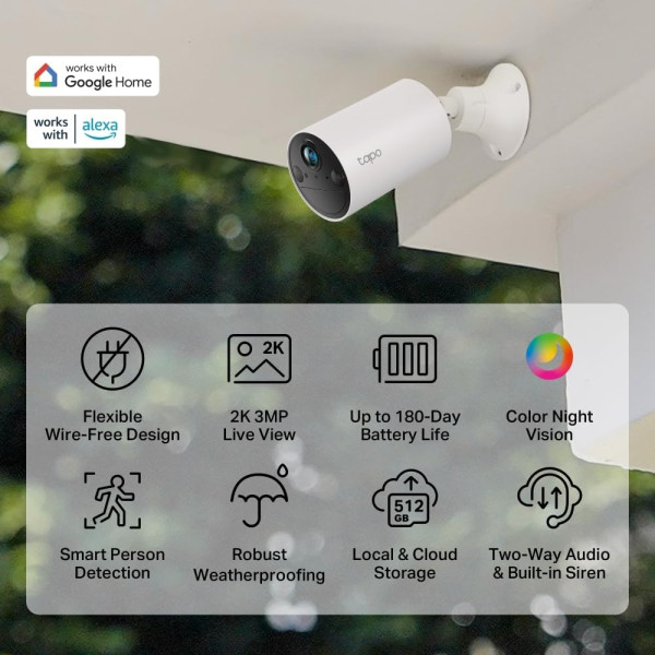 TP-Link Tapo C410 Wireless Indoor/Outdoor Security Camera