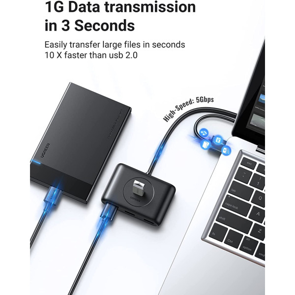 UGREEN USB Hub 4 Port USB 3.0 Data Hub 