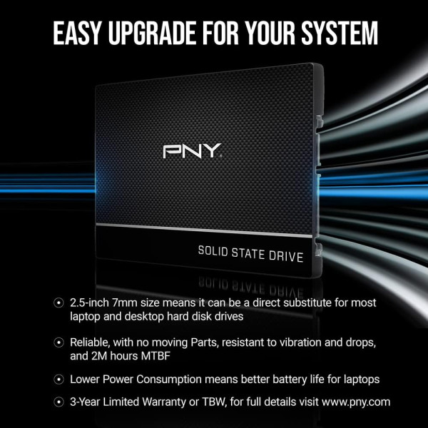 PNY CS900 1TB SATA III 2.5" Internal SSD