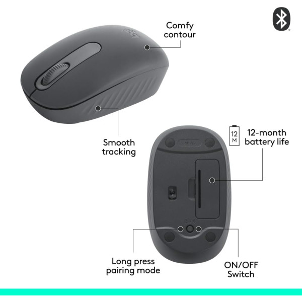 Logitech M196 Bluetooth Wireless Mouse