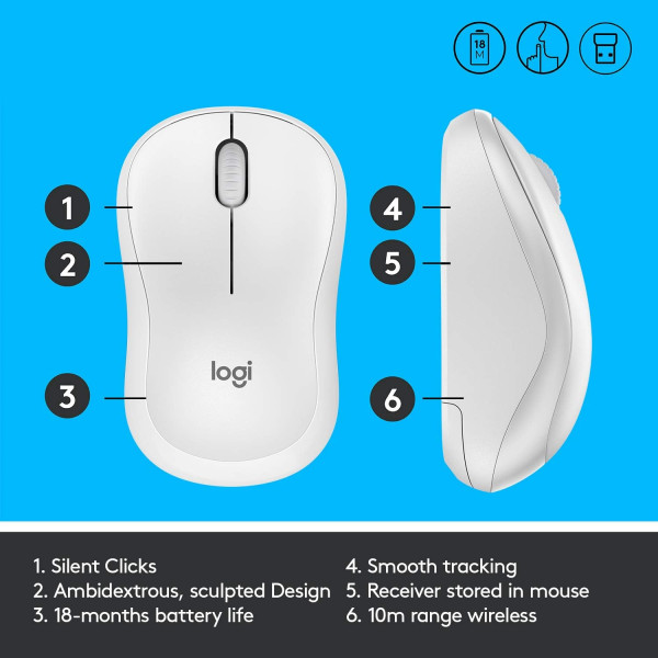 Logitech M221 Silent Wireless Mouse