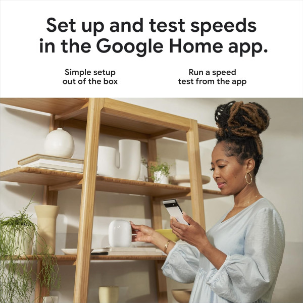 Google Nest Wifi Pro 6E AXE5400 Mesh Router 