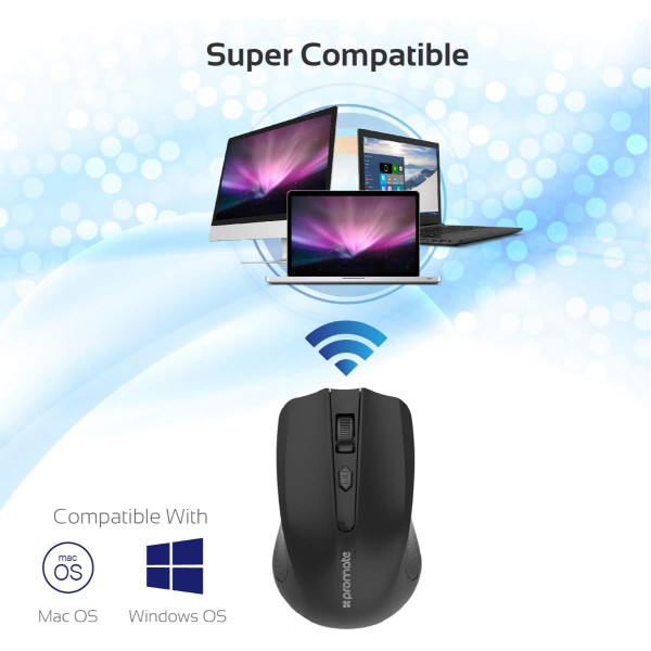 Promate Samo Rechargeable Bluetooth Wireless Mouse